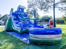 20ft Tropical Dual Lane Slide